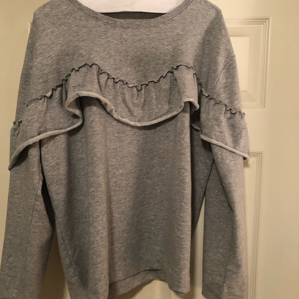 Like new, gray lightweight shirt.